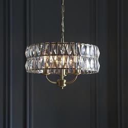 Clifton Crystal 3 Light Pendant