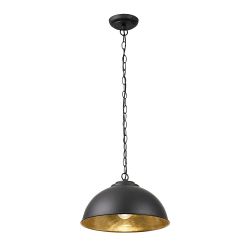 Black Single Pendant Light COLMAN-BL