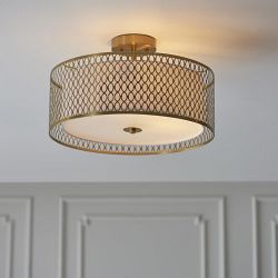 Cordero Three Light Semi Flush Fittings