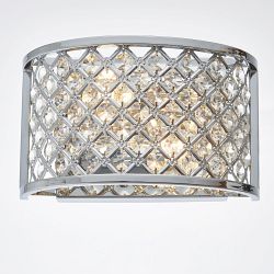 Steel made Crystal Double Wall Light