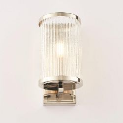 Easton Bubbled Glass Single Wall Light 76259