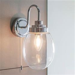 Hampton IP44 Rated Switched Bathroom Wall Light 76304