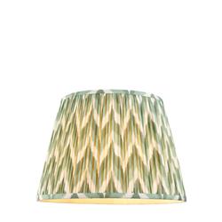 Zigzag 400mm Tapered Cotswold Green Lampshade 113069