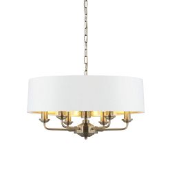 Highclere 6 Light Pendants with Shade