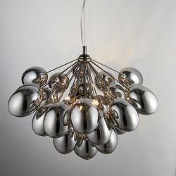 Infinity 6 Light Black Chrome Ceiling Pendant 80199