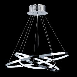 Kline Chrome Plate LED Ceiling Pendant KLINE-3CH