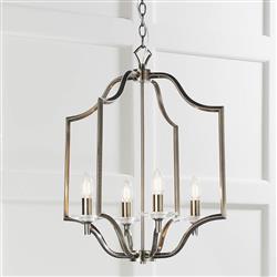 Lainey Four Light Antique Brass Pendant 81916