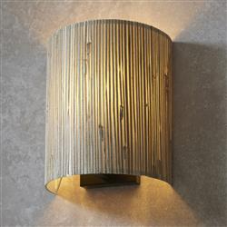 Longshore Wall Light Matt black & Natural seagrass 101690