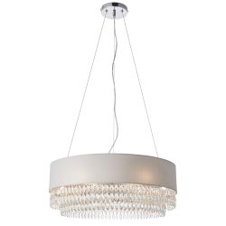 Malmesbury 6 Light Crystal Ceiling Pendant 94396