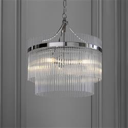 Marietta Clear Glass 3 Light Pendant