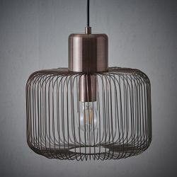 Nicola Antique Copper 1 Light Pendant 68986