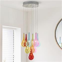 Niro 10 Cluster Pendant Light Fitting NIRO-10MULTI