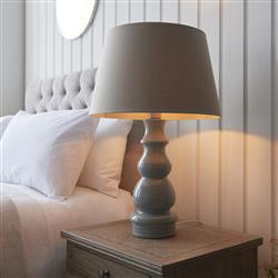 Provence And Cici Blue Grey Large Table Lamp