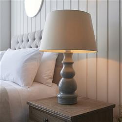 Provence And Cici Blue Grey Large Table Lamp