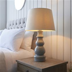 Provence And Cici Blue Grey Small Table Lamp