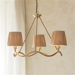 Wriggle Three Light Ceiling Pendants