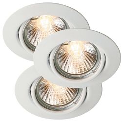 Triton Recessed 3 Light downlight Kit