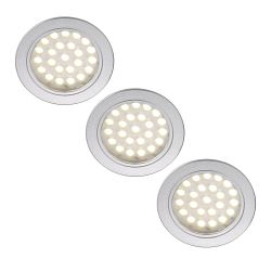 Cambio Pack Of Three Grey Downlights 79440029