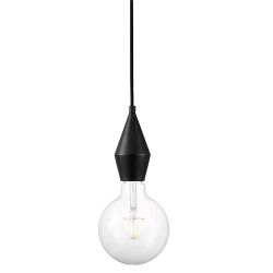 Aud Black Finish Single Pendant 45643003