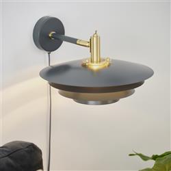 Bretagne Metal Switched Wall Lights