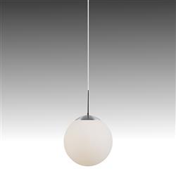 Cafe 15 Brushed Steel Single Pendant 39553001