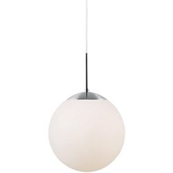 Cafe 25 Medium Brushed Steel Single Pendant 39573001