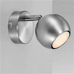 Chicago Brushed Steel Single Spotlight 2113221032