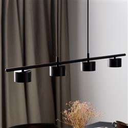 Clyde Black 3-Step LED Four Light Pendant 2010813003