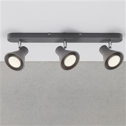 Eik Three Head Ceiling or Wall Spotlights