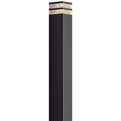 Elm Black IP44 Outdoor Post Light 45348003