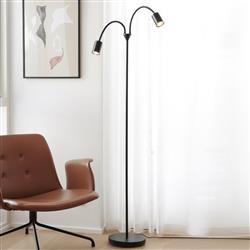 Explore Black Flexible Double Floor Lamp 2213514003