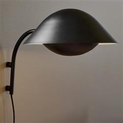 Freya Black Finish Plug-In Wall Light 2213101003