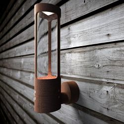 Helix Design For The People Corten Steel Wall Light 77479938