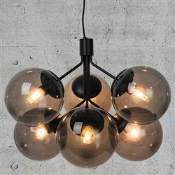 Ivona 6-Light Glass Globe Pendants