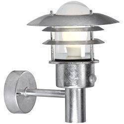 Lonstrup 22 Galvanised Outdoor PIR light 71432031