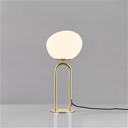 Shapes Table Lamp Design For The People Brass And White 2120055035