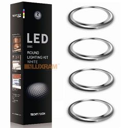 Disc 18 White LED Circles Kit 12171