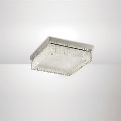 Aiden Large LED Polished Chrome Flush Fitting IL80053