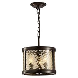 Asia Bronze Three Light Ceiling Pendant IL31676