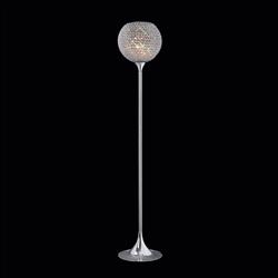 Ava Chrome Crystal 5 Light Floor Lamp IL30197