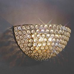 Ava Crystal Double Wall Light