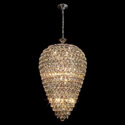 Coniston Acorn Crystal Chandelier 16 Light Asfour Crystal Fitting