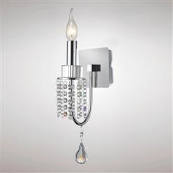 Emily 1 Light Crystal Wall Light IL31540