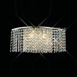 Fabio Polished Chrome Crystal Wall Light IL30571