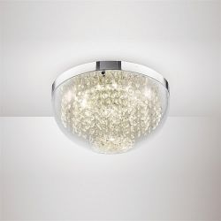 Harper Polished Chrome Medium Sized Ceiling Fitting IL80011