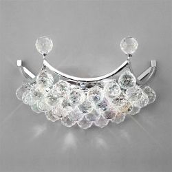 Cesto Chrome Crystal Wall Light IL30037