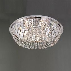 Cosmos Seven Light Crystal Ceiling Light IL30044