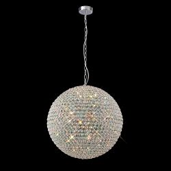 Ava Chrome/Crystal 9 Lamp Pendant Light IL30195