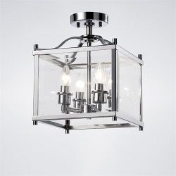 Aston 4 Light Semi Flush Lantern