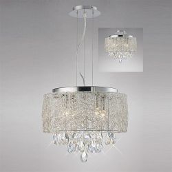 Adeline 4 Light Chrome Pendant IL31160